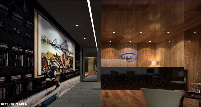 Reception area