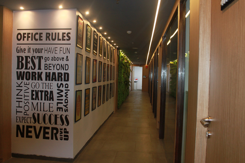 Corridor & office suites